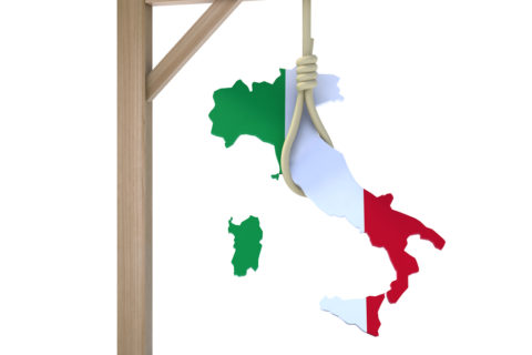 Italy Euro Crisi Italexit